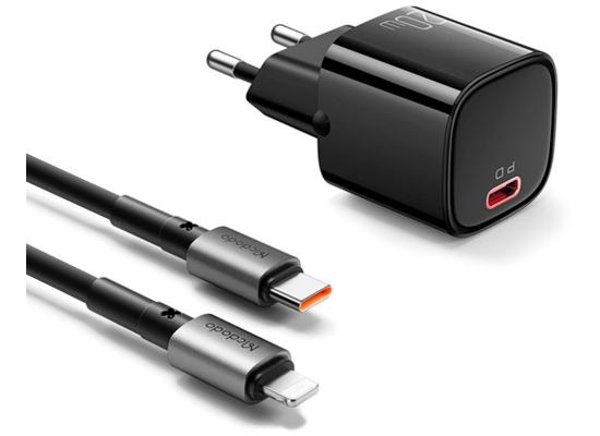 Mcdodo CH-4040 20W Charger With C To Iphone Cable (Black)
